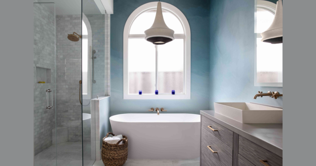 Light Blue and White Coastal Bathroom Palette