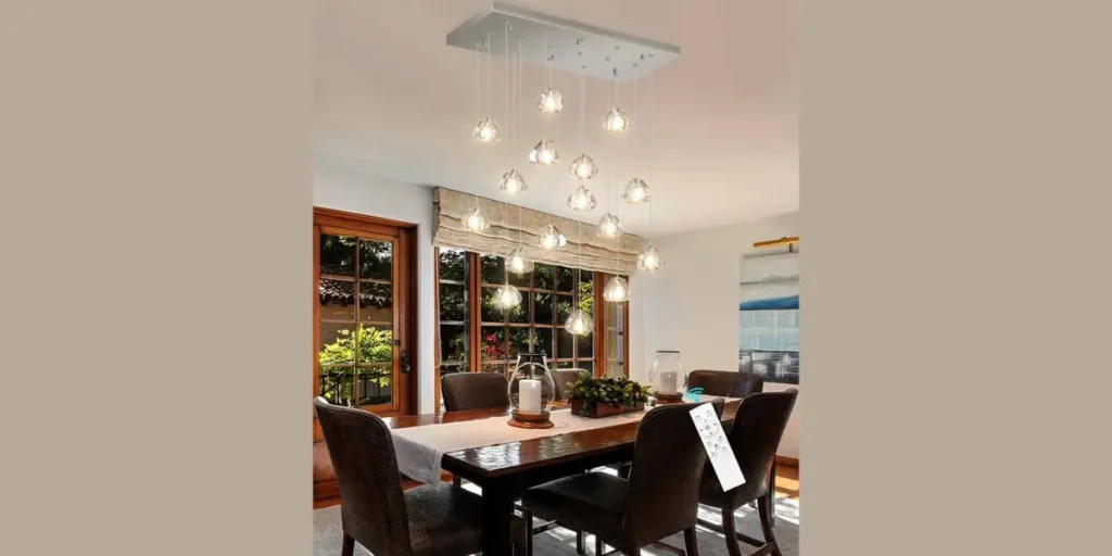 Linear Pendant Light for Rectangular Tables