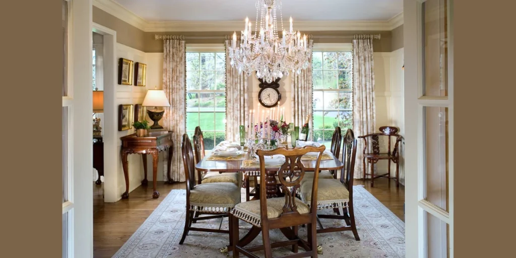 Natural Stone Flooring for Formal Dining Rooms