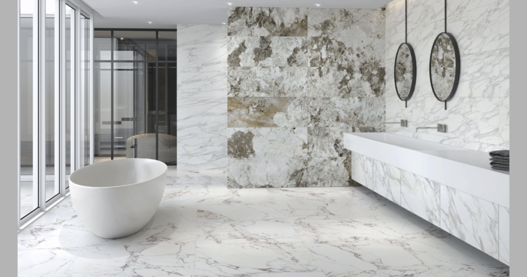 Marble Bathroom Floor for an Elegant Look