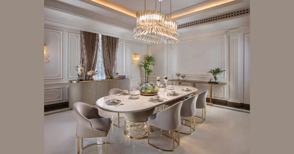 Marble Dining Table for a Luxury Modern Look