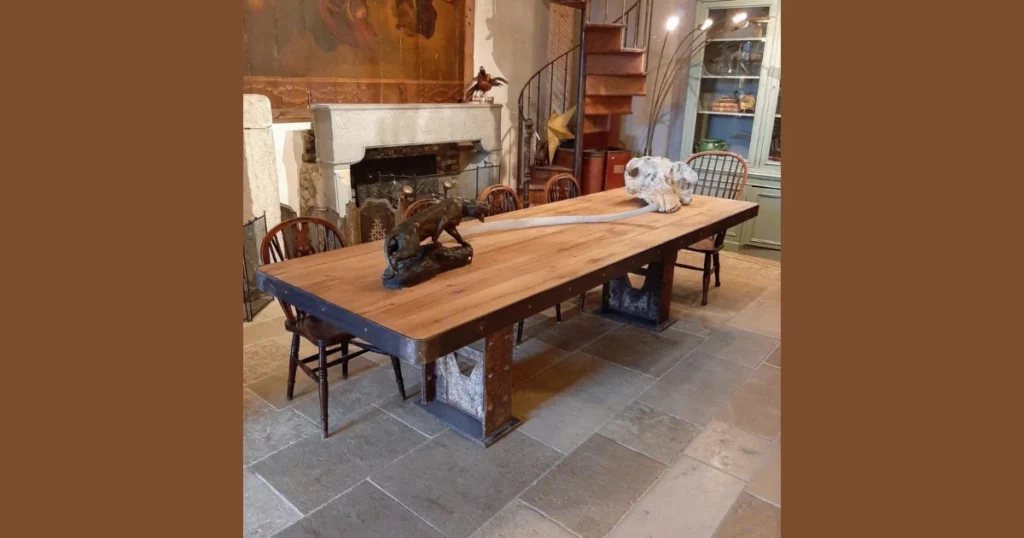 Industrial Rustic Dining Table