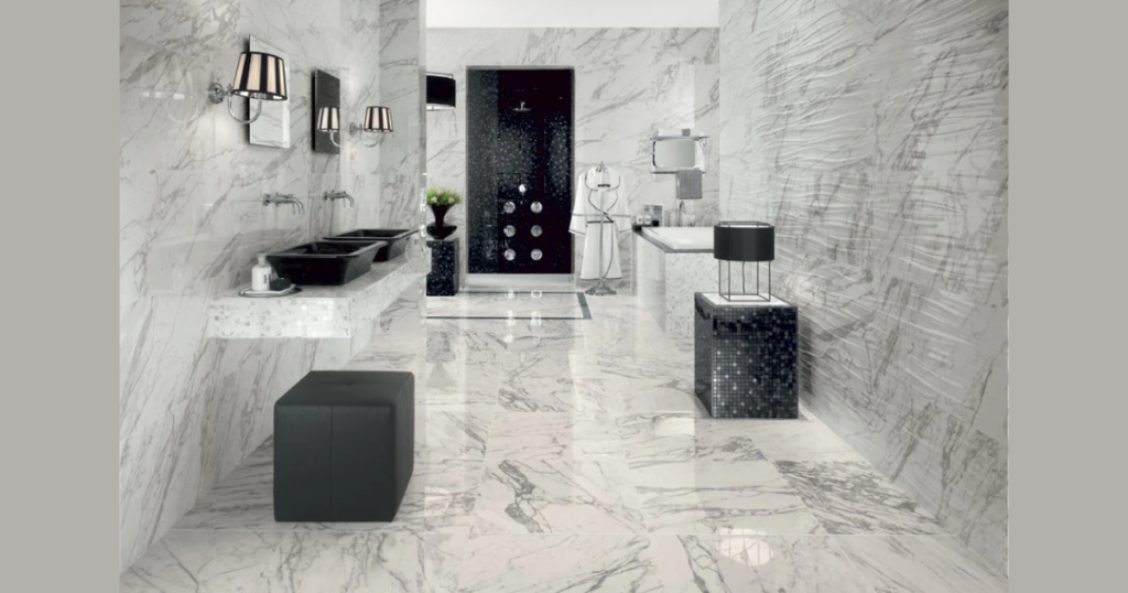 Marble Look Porcelain Tiles for Luxury Appearance
