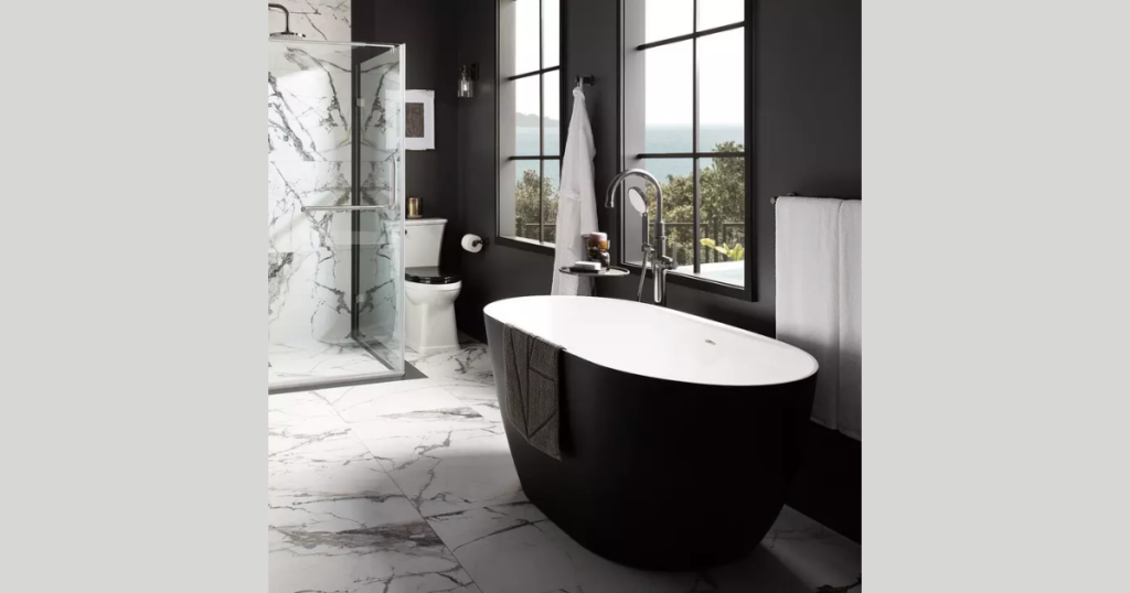 Matte Black Fixtures for Modern Farmhouse Contrast