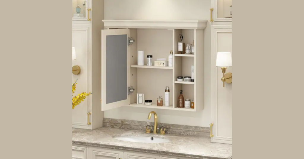 Medicine Cabinet with Hidden Storage