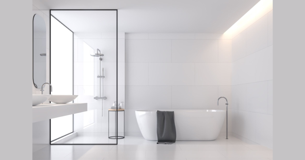 Minimal Decor Bathroom Interior for Clean Appearance
