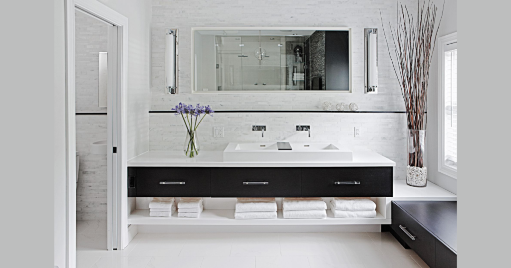 Minimal Line Art Bathroom Wall Art for a Clean Look