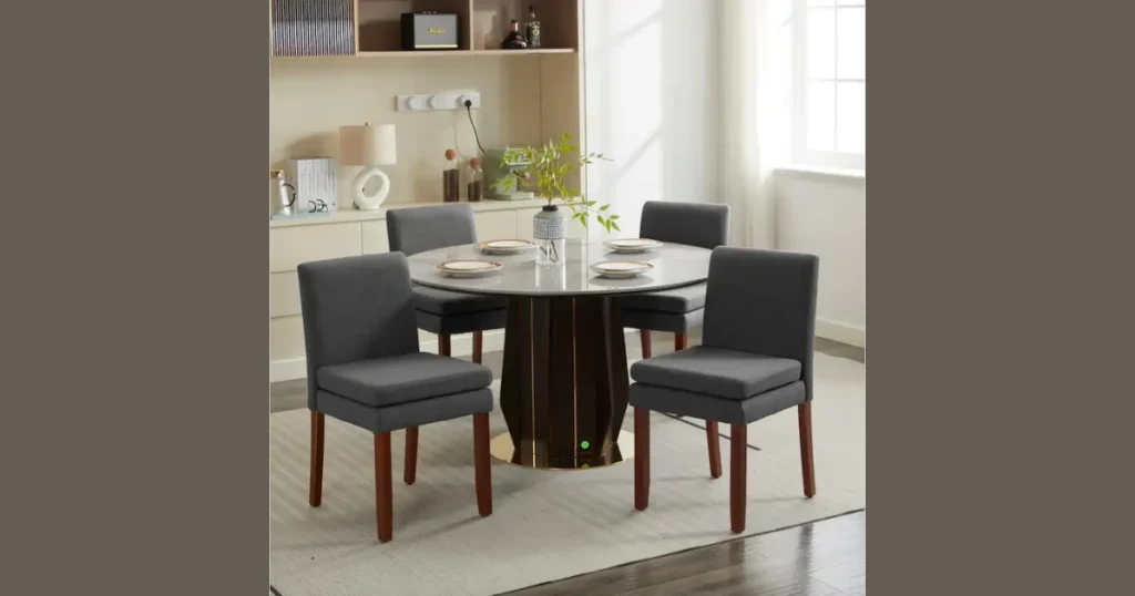 Upholstered Fabric Dining Chairs for Everyday Comfort