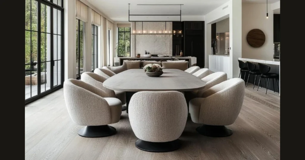 Swivel Dining Chairs for Functional Modern Living