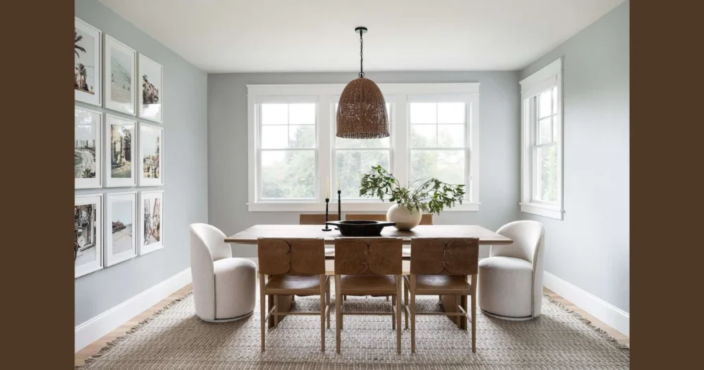 Modern Minimalist Dining Room Tablescape Ideas