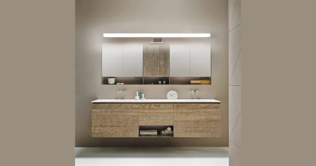Mirror-Mounted Clip-On Vanity Lights