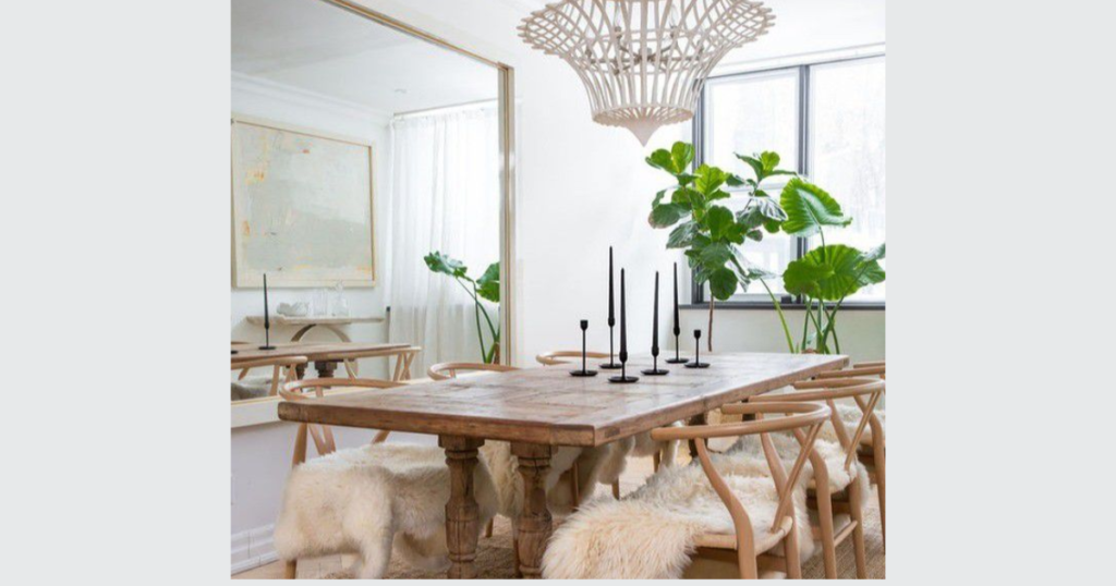 Mirror Statement Wall Ideas for Small and Dark Dining Rooms