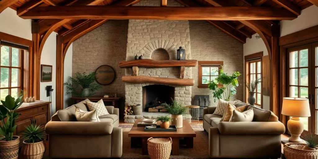 Mixing Rustic Style with Modern Comfort