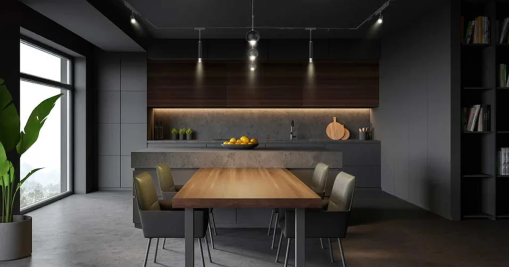 Modern Dining Room Lighting Renovation