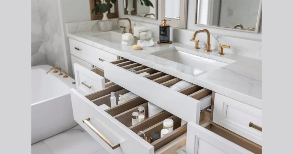Bathroom Sink Vanity with Smart Storage Drawers