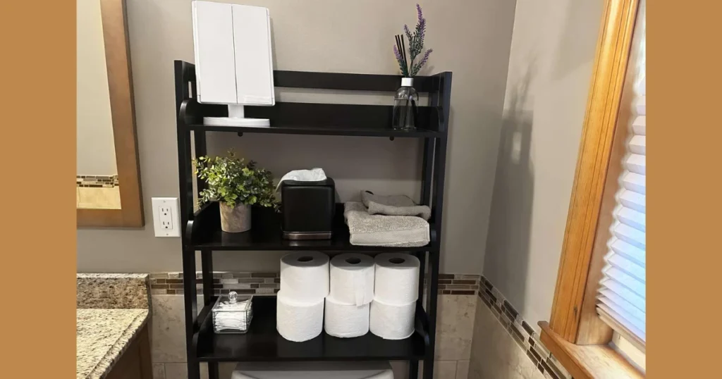 Over-the-Toilet Shelving Units for Maximum Vertical Space