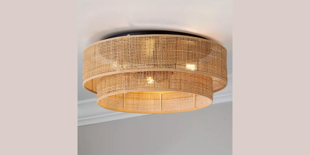 Drum Shade Ceiling Light for Soft, Even Lighting