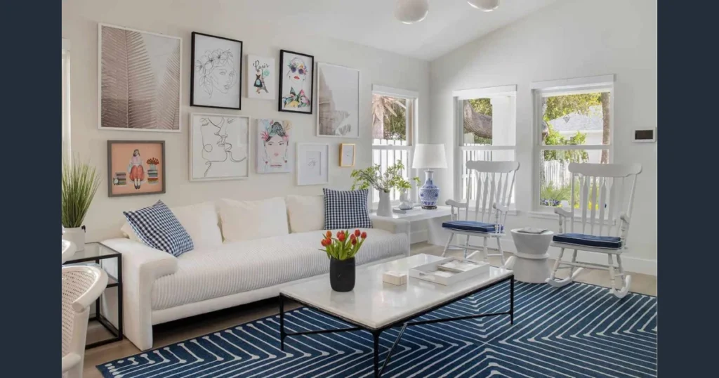 Minimal Coastal Dining Room with Clean Lines