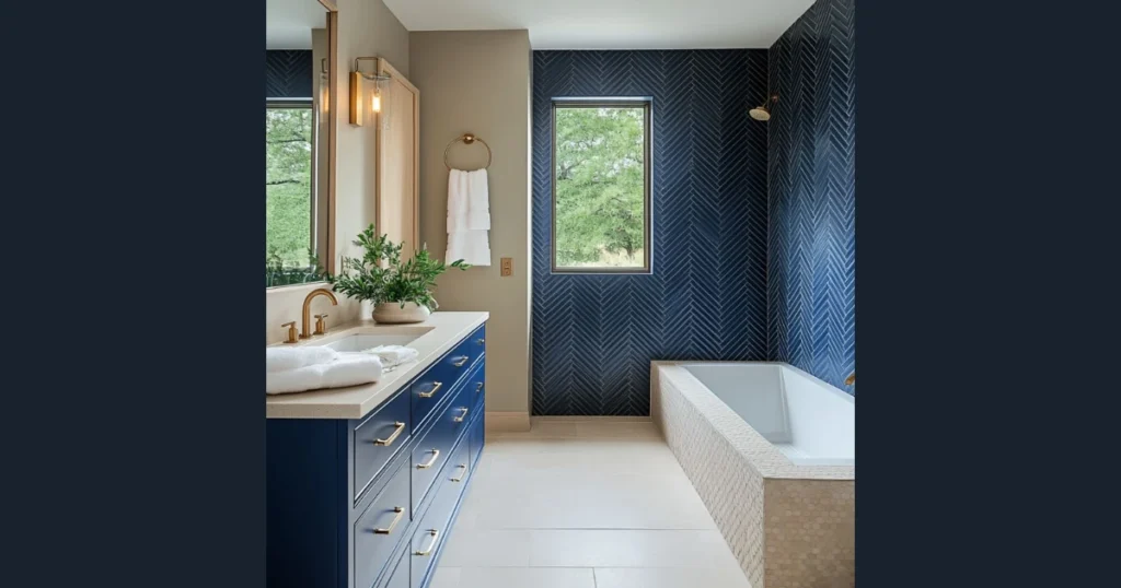 Navy Blue Tiles for Bold Style