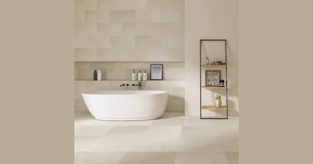 Neutral Color Tiles for a Calm Atmosphere
