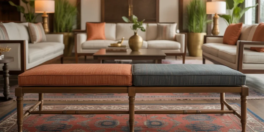 Bench with Subtle Detailing for Refined Style