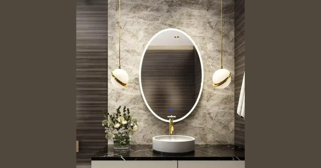 Oval Mirror for Elegant Appearance