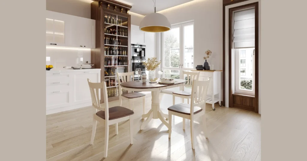 Oval Modern Dining Table for Soft Elegance