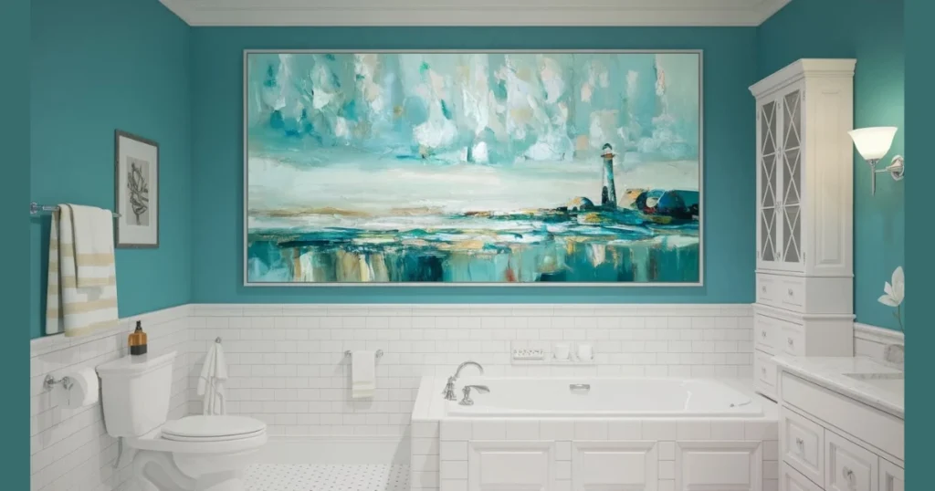 Paint Walls for an Affordable Bathroom Makeover