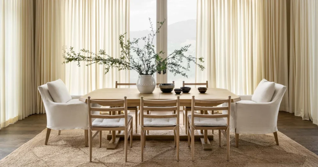 Two Tone Dining Table Makeover for Contrast