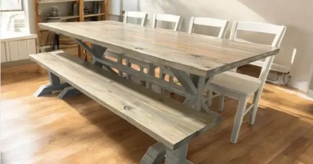Farmhouse Distressed Dining Table Style