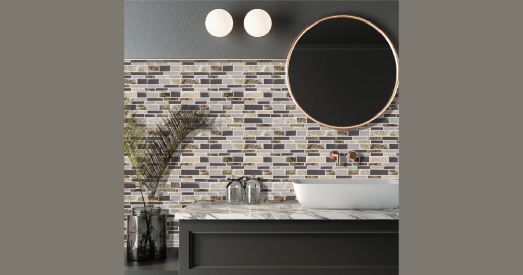 Peel and Stick Bathroom Backsplash Ideas
