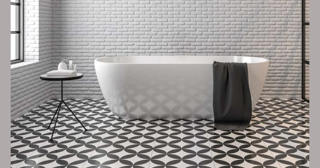 Peel and Stick Tiles for a Low-Cost Transformation