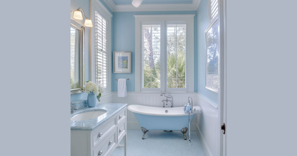 Powder Blue for Light and Airy Feel 