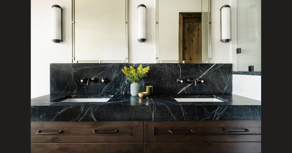 Quartz Slab Bathroom Backsplash Ideas