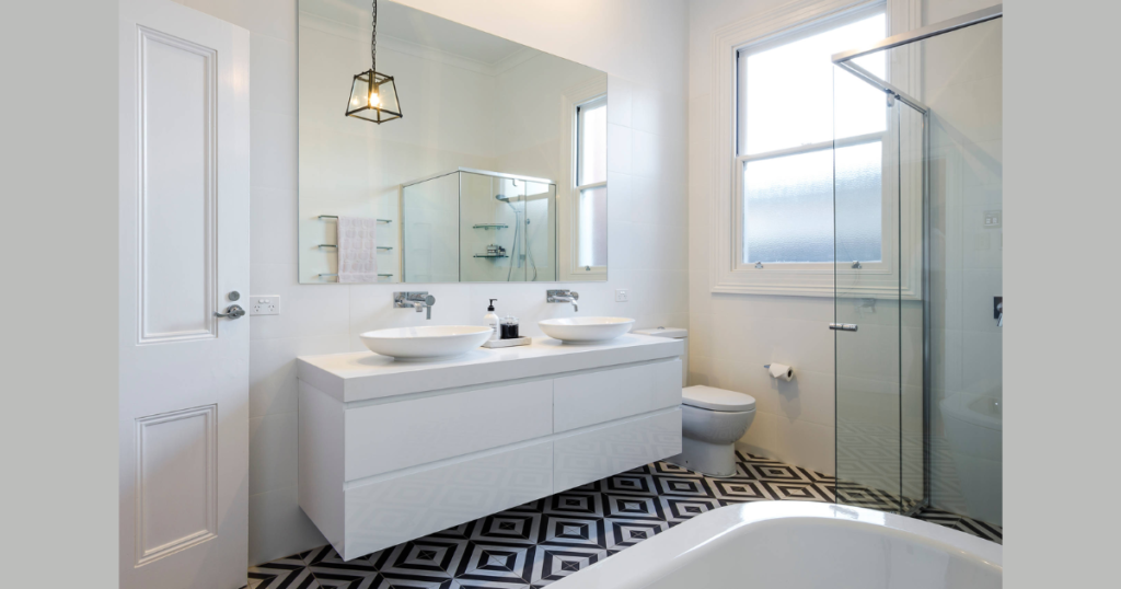 Replace the Bathroom Mirror with a Statement Piece