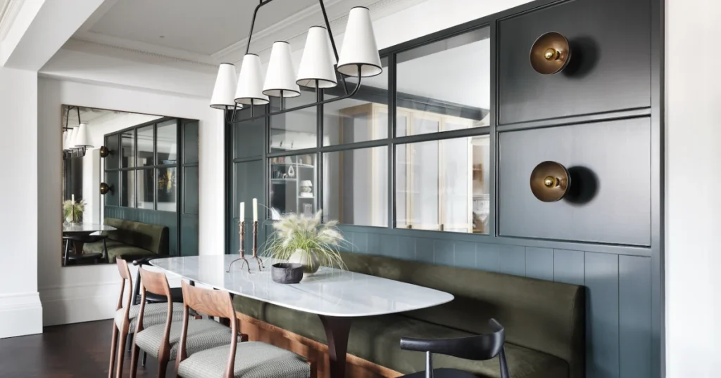 Transitional Dining Room Theme