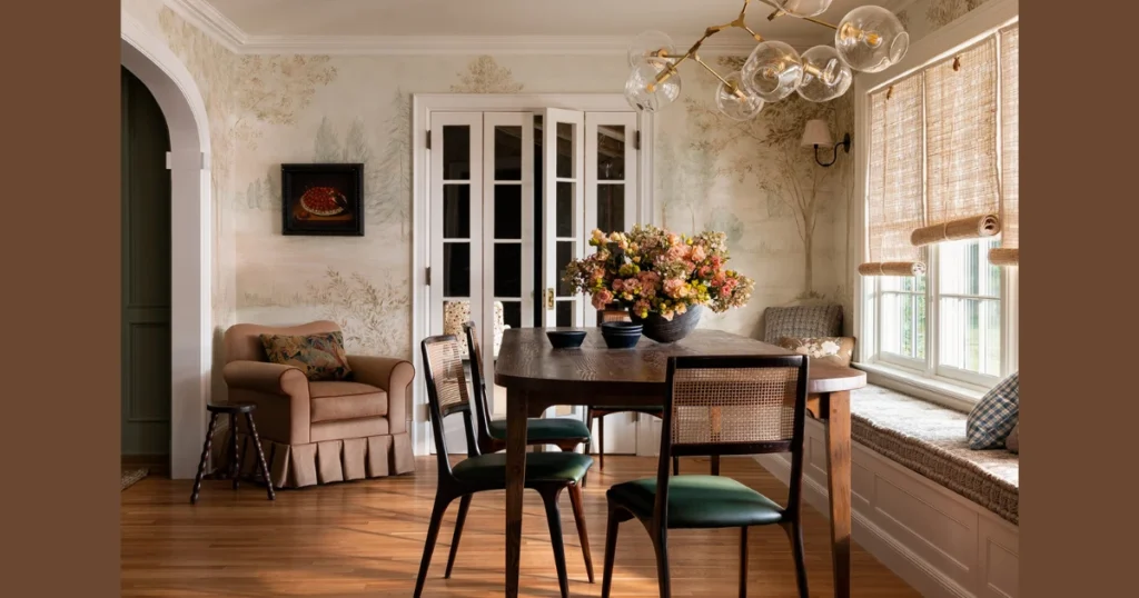 Vintage Inspired Dining Room Theme