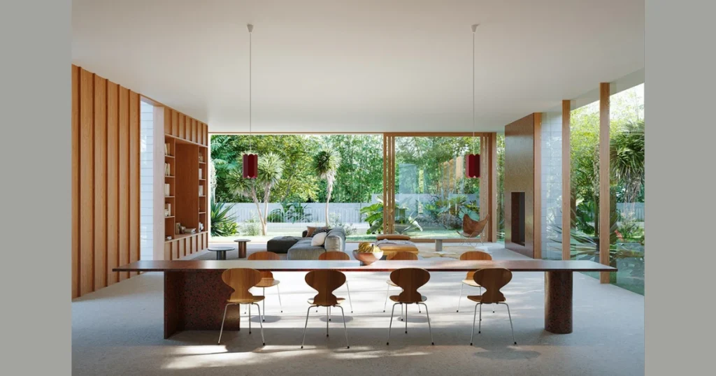 Mid Century Modern Dining Room Theme