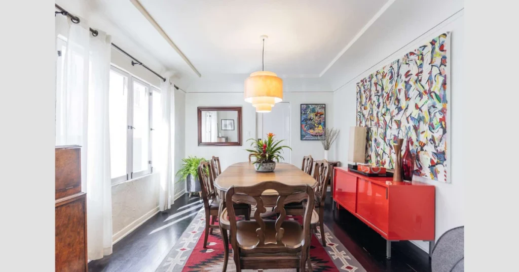 Rustic Farmhouse Sideboard for a Cozy Dining Setup