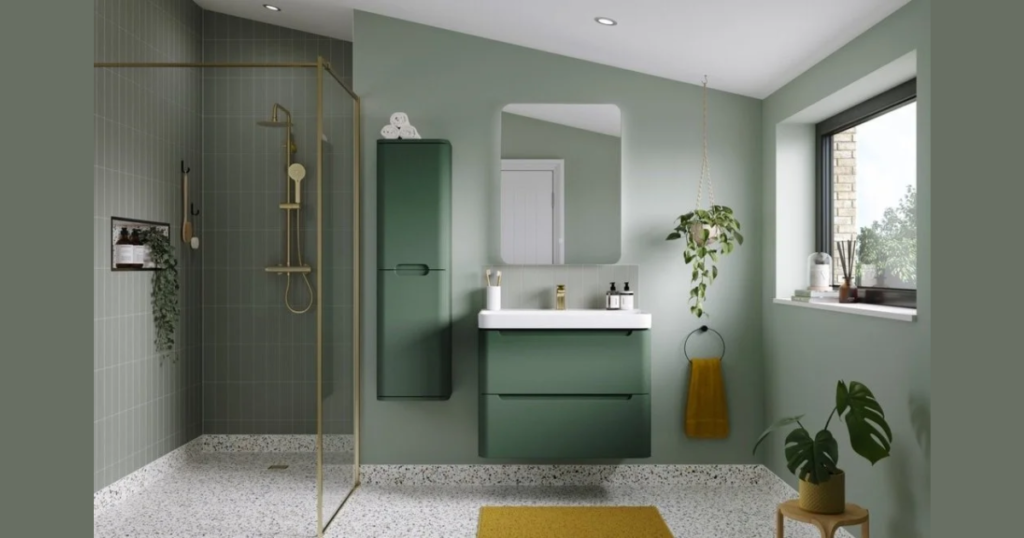 Sage Green Bathroom Paint for Natural Feel