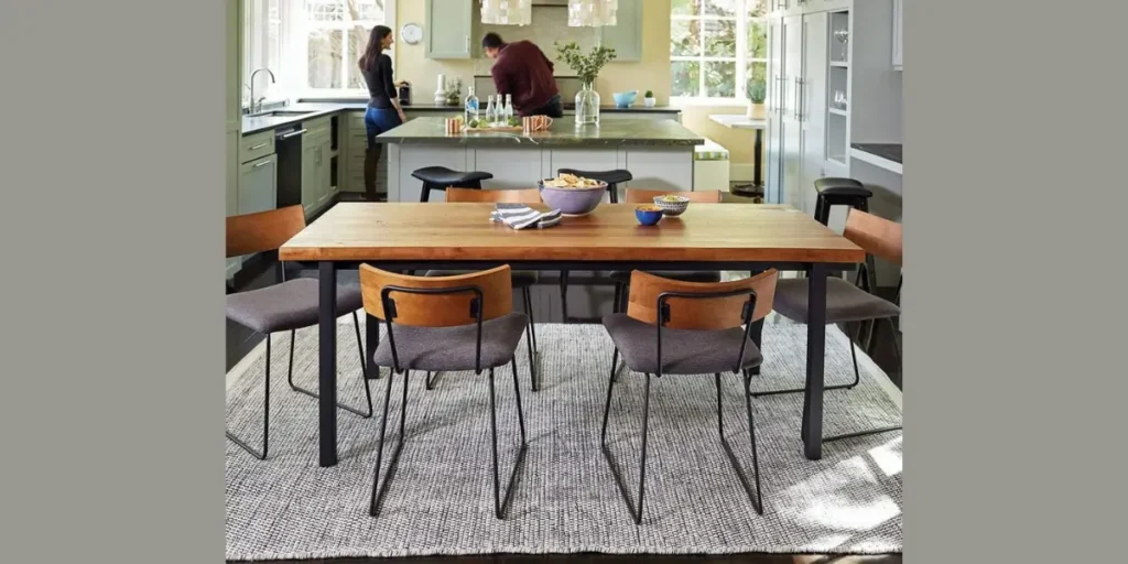 Scandinavian Table and Chair Combination