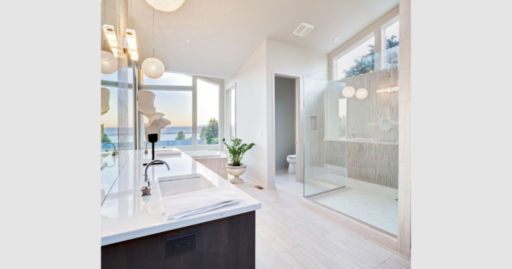 Separate Toilet Area Bathroom Layout Idea