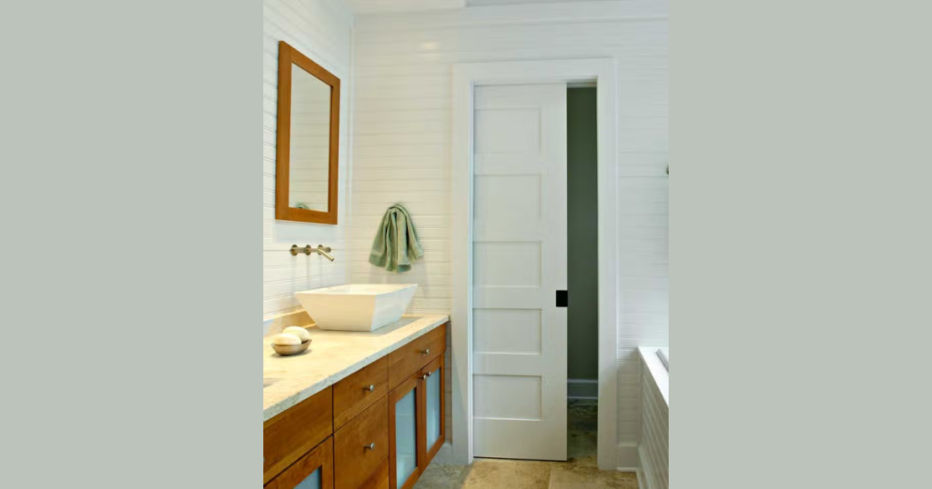 Sliding or Pocket Doors Instead of Swing Doors 