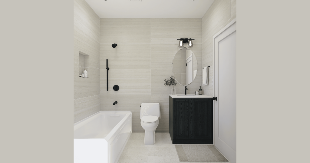 Small 5x8 Bathroom Renovation Layout Idea