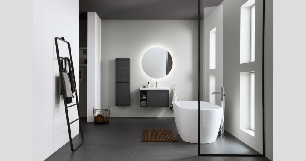 Soft Gray Bathroom Color for a Modern Feel