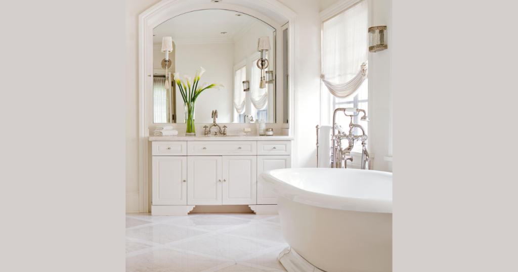 Soft White Bathroom Paint for a Clean Look