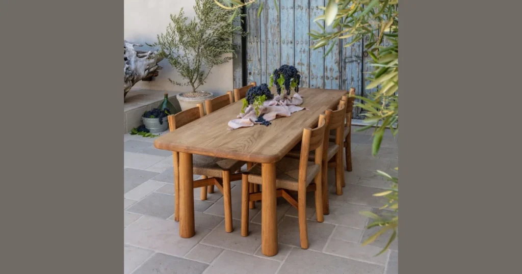 Solid Wood Rectangular Dining Table