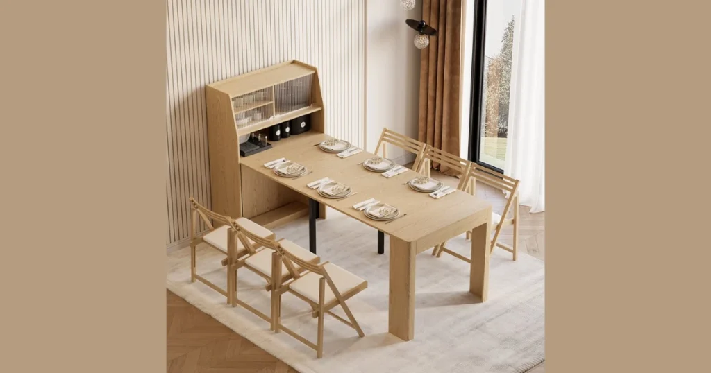 Extendable Dining Table for Flexible Seating