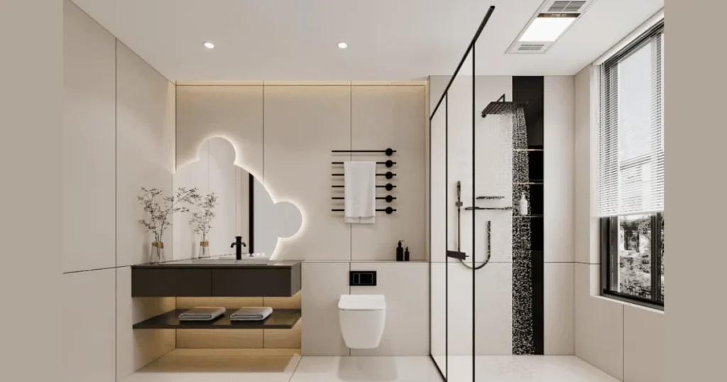 Spotlight Lighting for Shower Area