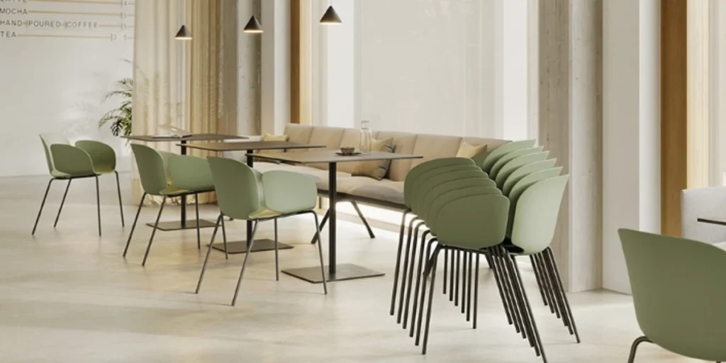 Stackable Dining Chairs for Small and Flexible Spaces